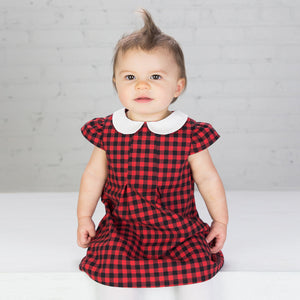 Rise and Shine Pan Collar Dress - Ready to Ship